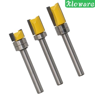 [Kloware] เครื่องมือแม่แบบ Flush Trim Router Bit Milling พร้อมแบริ่ง Diy สําหรับงานฝีมือ