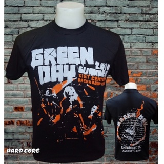 เสื้อวง GREEN DAY วงร็อค ไม่มีตะเข็บข้าง คอฟิต ป้ายUSA เสื้อร็อค เสื้อทัวร์ เสื้อวินเทจ วงดนตรีร็อคต่างประเทศ