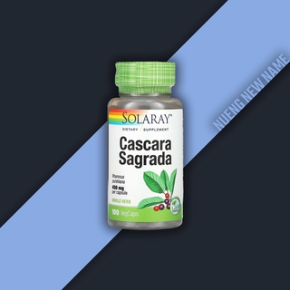 Cascara Sagrada ช่วยในเรื่องอาการท้องผูก ชนิดเม็ด Solaray