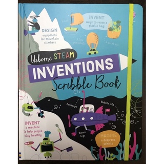 Usborne STEAM Invention Scribble Book[หนังสือความรู้ภาษาอังกฤษใหม่]