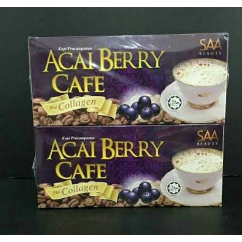ACAI BERRY กาแฟผสมเบอรี่และคอลลาเจน20ซอง25กรัม
