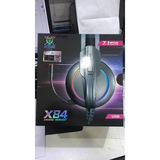 Nubwo X84 Gaming Headset หูฟังเกมมิ่ง 7.1 ไฟ LED สเปกตรัม