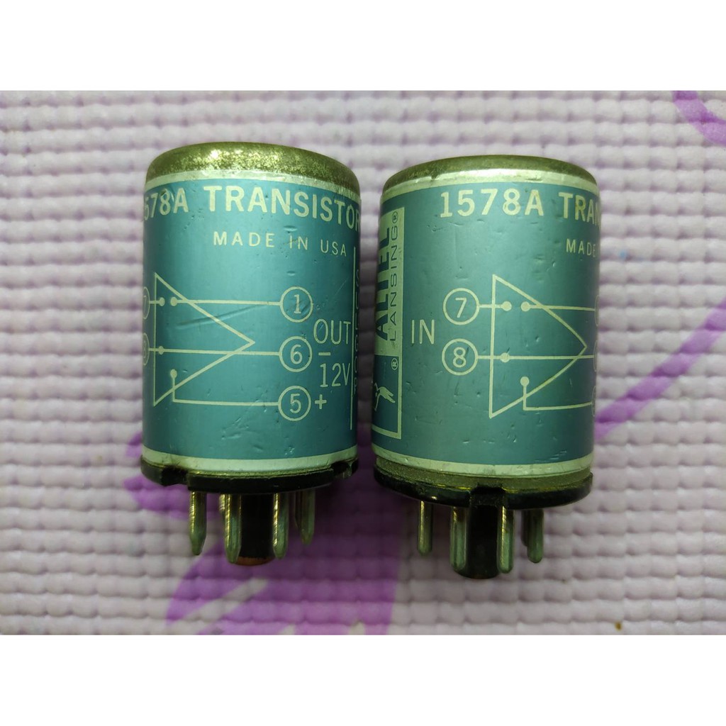 altec 1578A transistor mic preamp pair