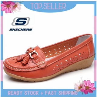 [พร้อมส่ง] *Skechers__go Walk Arch Fit รองเท้าแตะโลฟเฟอร์ ส้นแบน แบบสวม สําหรับผู้หญิง ผู้ชาย