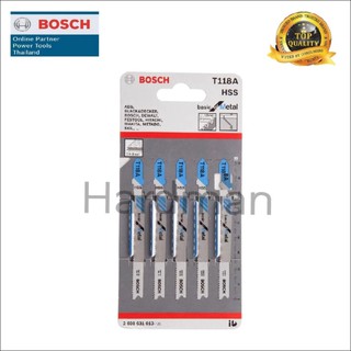 Bosch ใบเลื่อยจิ๊กซอว์ T118A  #320