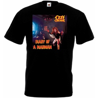 พร้อมส่ง เสื้อยืด แบบนิ่ม พิมพ์ลายกราฟฟิค Ozzy Osbourne Diary Of A Madman สําหรับผู้ชาย