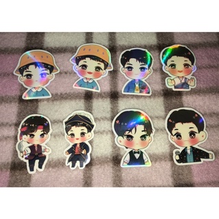 พร้อมส่ง สติ๊กเกอร์ Yibo Xiaozhan เคลือบพิเศษ