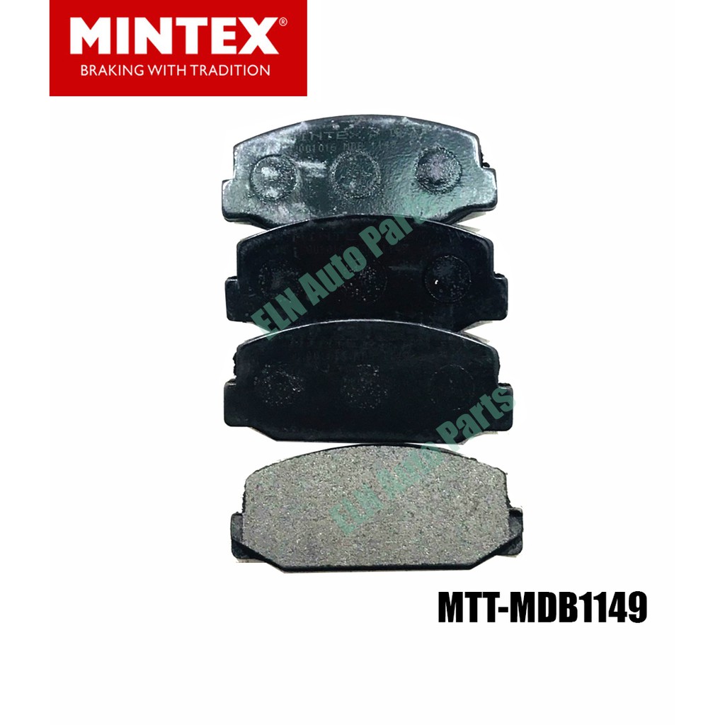 Mintex ผ้าเบรคหน้า (ของอังกฤษ) (brake pad) โตโยต้า TOYOTA Celica TA22 ปี 1970-1975, Corona RT80,81,1