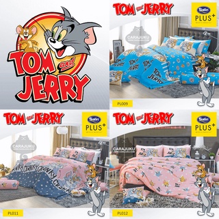 [3 ลาย] SATIN PLUS ชุดผ้าปูที่นอน ทอมกับเจอร์รี่ Tom and Jerry #Total ซาติน ชุดเครื่องนอน ผ้าปู ผ้าปูเตียง ทอม เจอร์รี่