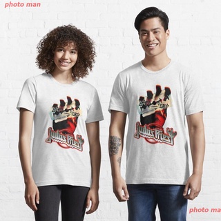 photo man british hand Judas priest best selling Essential T-Shirt Judas Priest เสื้อยืด จูดาสพรีสต์ เสื้อยืดแฟชั่น wome