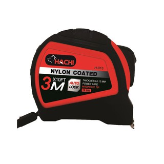 ตลับเมตรสำหรับงานหนัก 3ม.x19มม. ฮาชิHeavy Duty Measuring Tape 3 m. X19 mm.