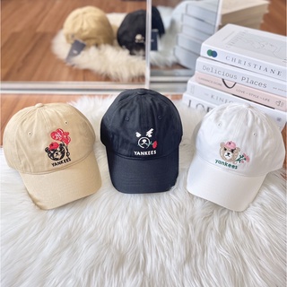 &lt;พร้อมส่ง&gt;หมวก MLB Mega Bear Ball Cap  หมวก โลโก้หมี 🐻🐻 Free size