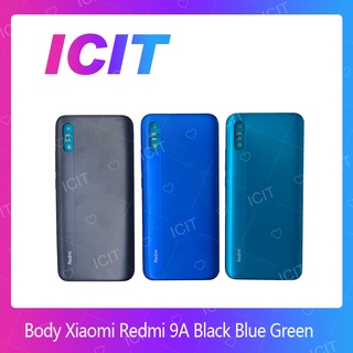 Xiaomi Redmi 9A อะไหล่บอดี้ เคสกลางพร้อมฝาหลัง Body For Xiaomi Redmi9A อะไหล่มือถือ ICIT 2020