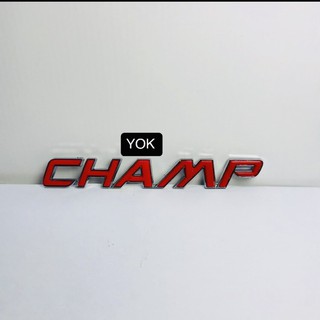 โลโก้คำว่าChampติดท้ายรถยนต์Toyotaราคาต่อชิ้น