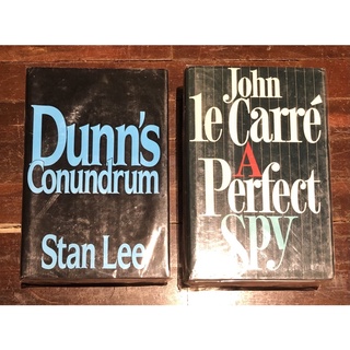 หนังสือภาษาอังกฤษ First editions / Stan Lee “Dunn’s Conundrum” / John le Carré “A Perfect Spy” หนังสือหายาก