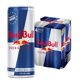 โปรโมชัน! เรดบูล เครื่องดื่มชูกำลัง 250 มล. แพ็ค 4 กระป๋อง Red Bull Energy Drink 250 ml x 4 Cans