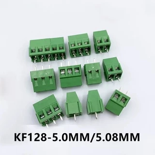 แพ็ค5ตัว KF128 2P 3P 5.0มม.5.08มม.Pitch PCB สกรู Splice Terminal KF120 KF350 DG308 DG128 MG128