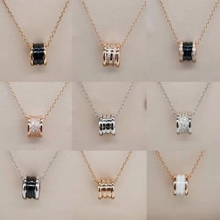High-end เอวเล็กจี้พู่สร้อยคอเหล็กไทเทเนียมแฟชั่น Classy All-Match Clavicle Chain เครื่องประดับ