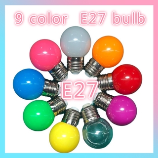 หลอดไฟ LED E27 สีสันสดใส สําหรับตกแต่งงานปาร์ตี้