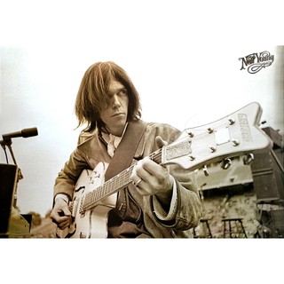 โปสเตอร์ รูปถ่าย นักร้อง นีล ยัง Neil Young (1960) POSTER 24”x35” Inch Canada Singer Songwriter Rock Folk Country