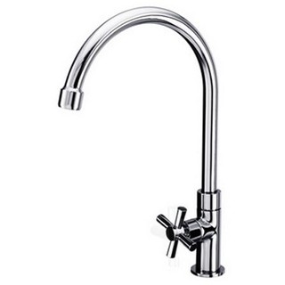 ก๊อกซิงค์เดี่ยวเคาน์เตอร์ KARAT EC-01-511-50 สีโครม ก๊อกซิงค์ ก๊อกน้ำ ห้องน้ำ SINK FAUCET KARAT EC-01-511-50 CHROMIUM