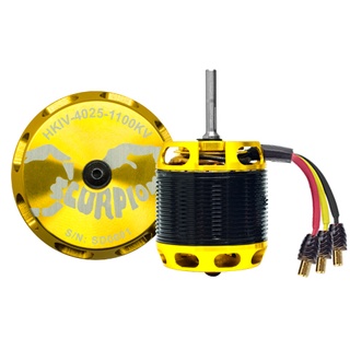 มอเตอร์บรัสเลสยี่ห้อScorpionสำหรับใส่ฮอ550รุ่นHKIV-4025-1100KV