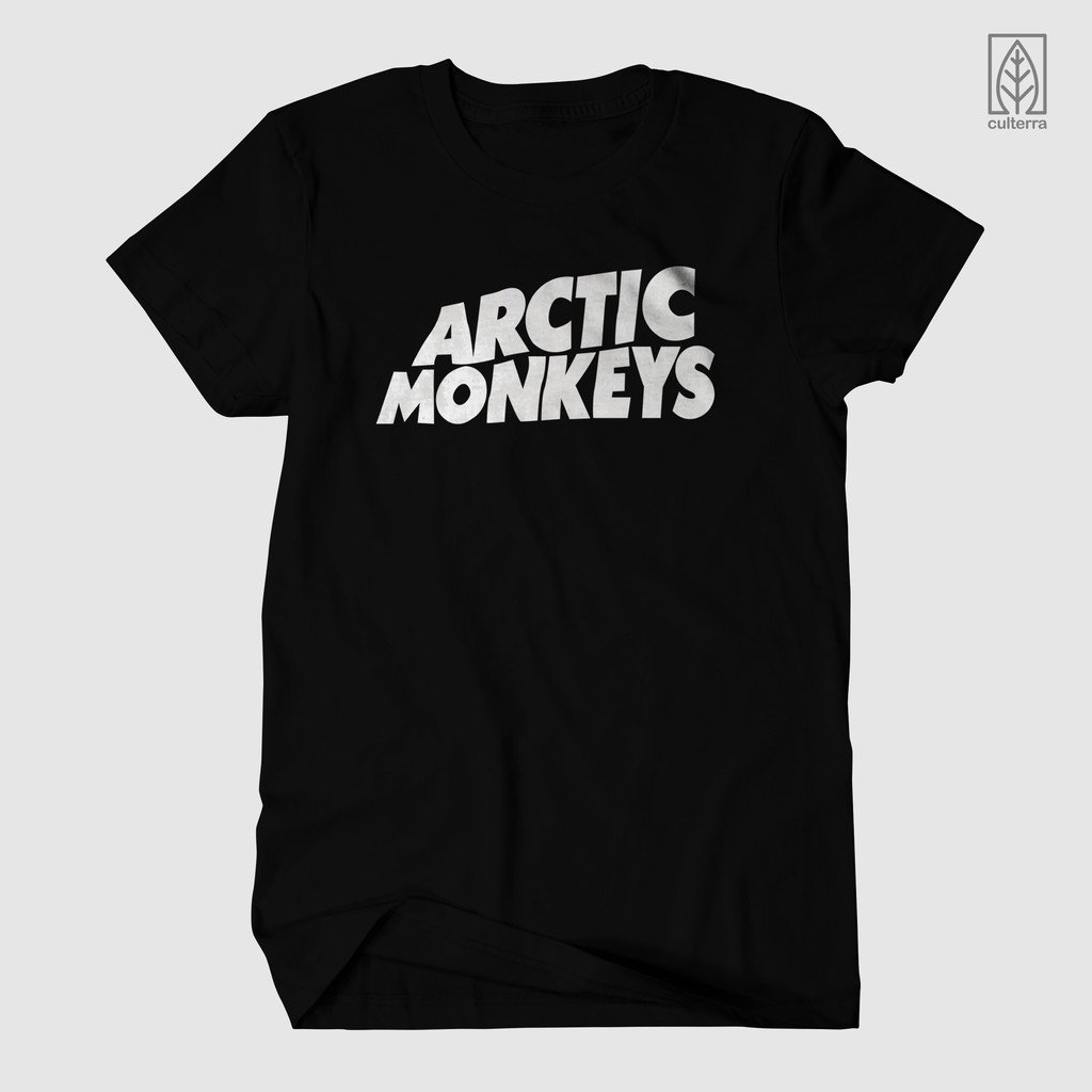 เสื้อยืดวงดนตรี / ARCTIC MONKEYS WHITE / ARCTIC MONKEYS TEXT CLOTHES / ROCK METAL MUSIC CLOTHES / MO