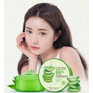 เจลว่านหางจระเข้ Aloe Vera 98% 300ml ( 095 ) ช่วยกระชับรูขุมขน บำรุงผิวให้ชุ่มชื่นทั้งผิวหน้าและผิวกาย