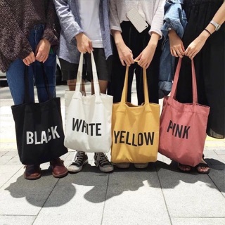 กระเป๋าผ้า BASIC สไตล์เกาหลี