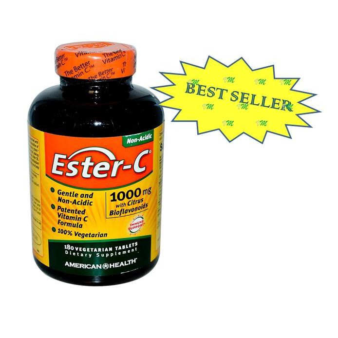 Ester-C วิตามินซี ไม่มีกรด (Vitamin C with non-acid)ป้องกันหวัดได้ และถ้าเป็นหวัดก็จะหายเร็วขึ้น