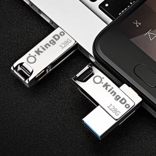 USB  Kingdo’ USB 128GB OTG 2 in 1 Flash Drive แฟลชไดร์ฟ Original U Disk USB 2.0