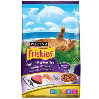 FRISKIES รวมส่ง Seafood Sensations Surfin &amp; Turfin ฟริสกี้ส์ ปลา ซีฟู๊ต 17 kg NestleTH