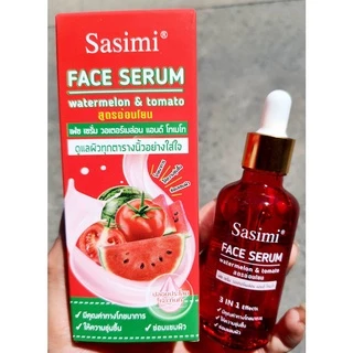 เซรั่มบำรุงผิวหน้าและรอบดวงตา SASIMI สูตรแตงโมและมะเขือเทศ เติมความชุ่มชื้น ผิวกระจ่างใส