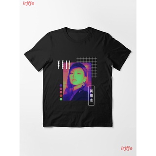 New kpop ITZY Yeji GUESS WHO Vaporwave Collage Essential T-Shirt เสื้อยืดพิมพ์ลาย เสื้อยืดผ้าฝ้าย คอกลม cotton ความนิยม