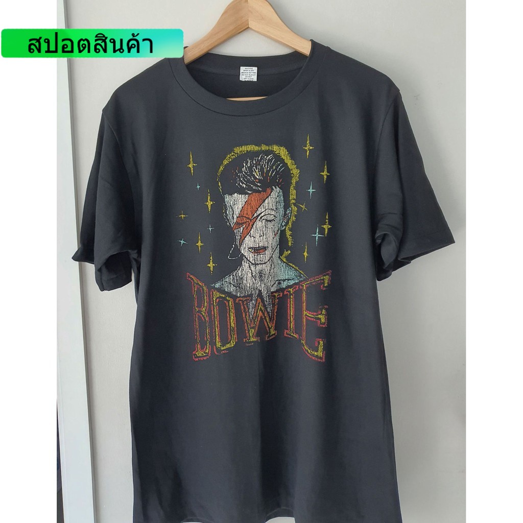 เสื้อยืดเท่ๆ David Bowie T-shirt เสื้อยืด