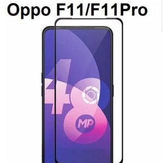 ฟิล์มกระจกนิรภัยเต็มจอ ขอบดำ Oppo F11/F11 Pro/R19