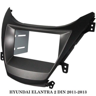 หน้ากาก HYUNDAI ELANTRA ปี 2011-2014สำหรับเปลัยนวิทยุขนาด 7"_2DIN กว้าง18cm.