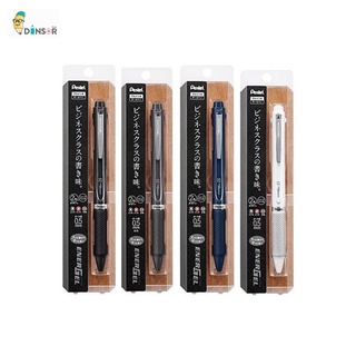 Pentel Energel 2S ปากกาหมึกเจล + ดินสอกด 3 ระบบ (หมึกสีดำ,แดง + ดินสอกด) ขนาด 0.5 มม. รุ่น XBLW355