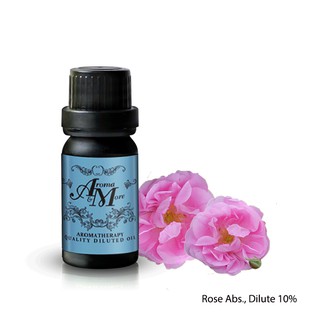 Aroma&amp;More  Rose Absolute Dilute 10% น้ำมันหอมระเหยโรส แอปโซลูด 10%(ชนิดเจือจาง) Bulgaria 10/30ML