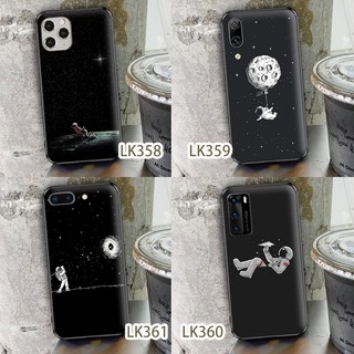 เคสโทรศัพท์มือถือ ยางนิ่ม ลาย man on the moon สีดํา สําหรับ Samsung Galaxy A50 A50S A60 M40 A70 A70S