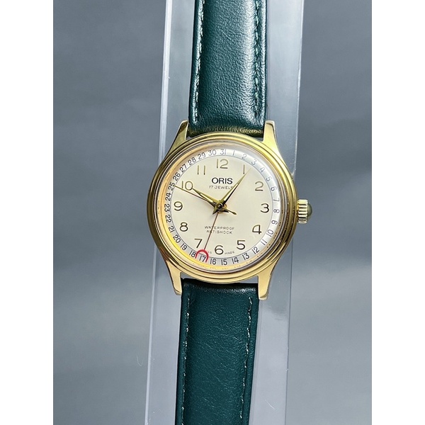 นาฬิกาเก่า นาฬิกาออโต้ นาฬิกาข้อมือโบราณโอริส Vintage Oris Pointer date two tone