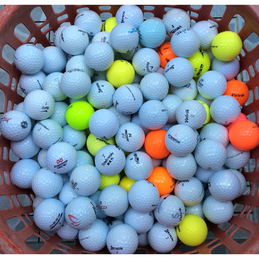ลูกกอล์ฟมือสอง สภาพดี ลูกละ 11 บาท Golf Used Ball มือ2 ตีกอล์ฟ เล่นกอล์ฟ คละยี่ห้อ