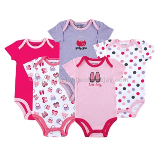 แท้ 100% เซ็ทบอดี้สูท Luvable Friends Little Lady Bodysuit set (3-6m ถึง 9-12m)