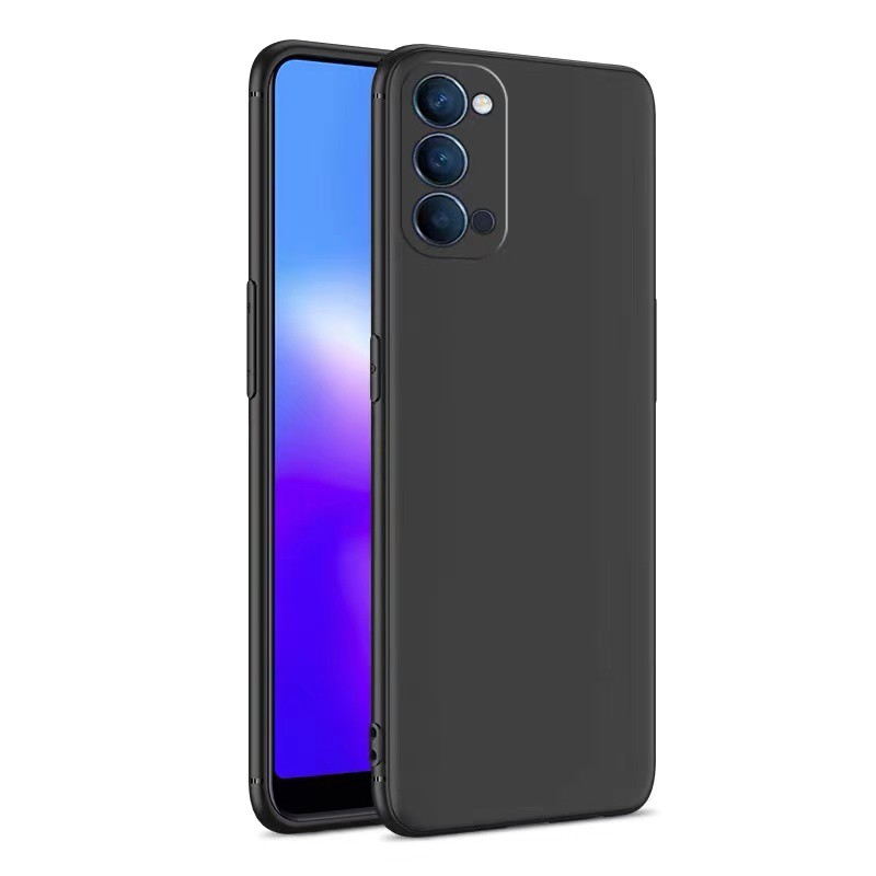 TPU CASE เคส OPPO Reno 5 5G A5Pro A6Pro เคสซิลิโคน เคสนิ่ม สวยและบางมากสีดํา [ส่งจากไทย]