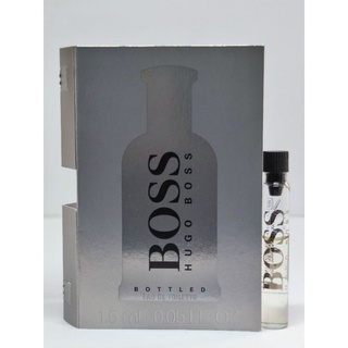 Vial 💢 HUGO BOSS 🌈 Bottled EDT 1.5ml ชนิดหัวแต้ม น้ำหอมพกพา ไวออลแท้💯