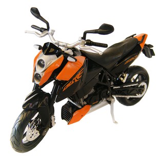 Rctoystory โมเดล ของสะสม มอไซค์ เคทีเอ็ม 690 duke 1/12 (สีส้ม)