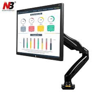 NB North Bayou F80 17–27”PC Monitor Arm Adjustable Gas Spring Full Motion Ergonomic Gaming Monitor Mount Tilt Swivel