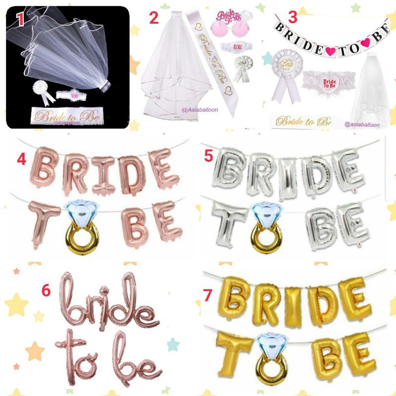 พร้อมส่ง Bride to be for Hen nightปาร์ตี้สละโสด