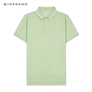 GIORDANO เสื้อโปโลผู้ชาย Mens Plain Polo 01011018