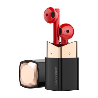 หูฟัง Langsdom Lipstick Earbuds หูฟังบลูทูธ หูฟังไร้สาย บลูทูธ 5.1 กันน้ำ เสียงดี เบสหนัก หูฟังไร้สาย